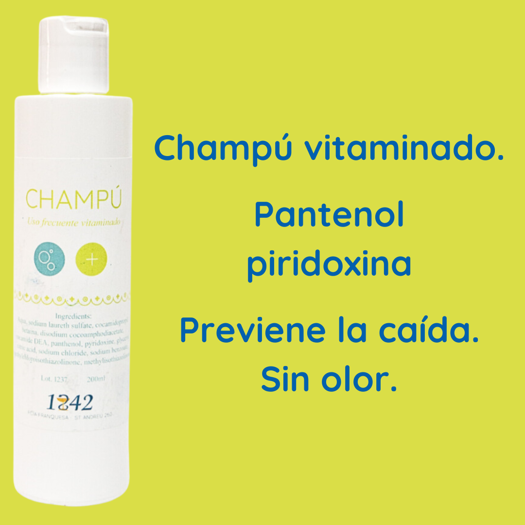 Champú uso frecuente 1842 vitaminado.