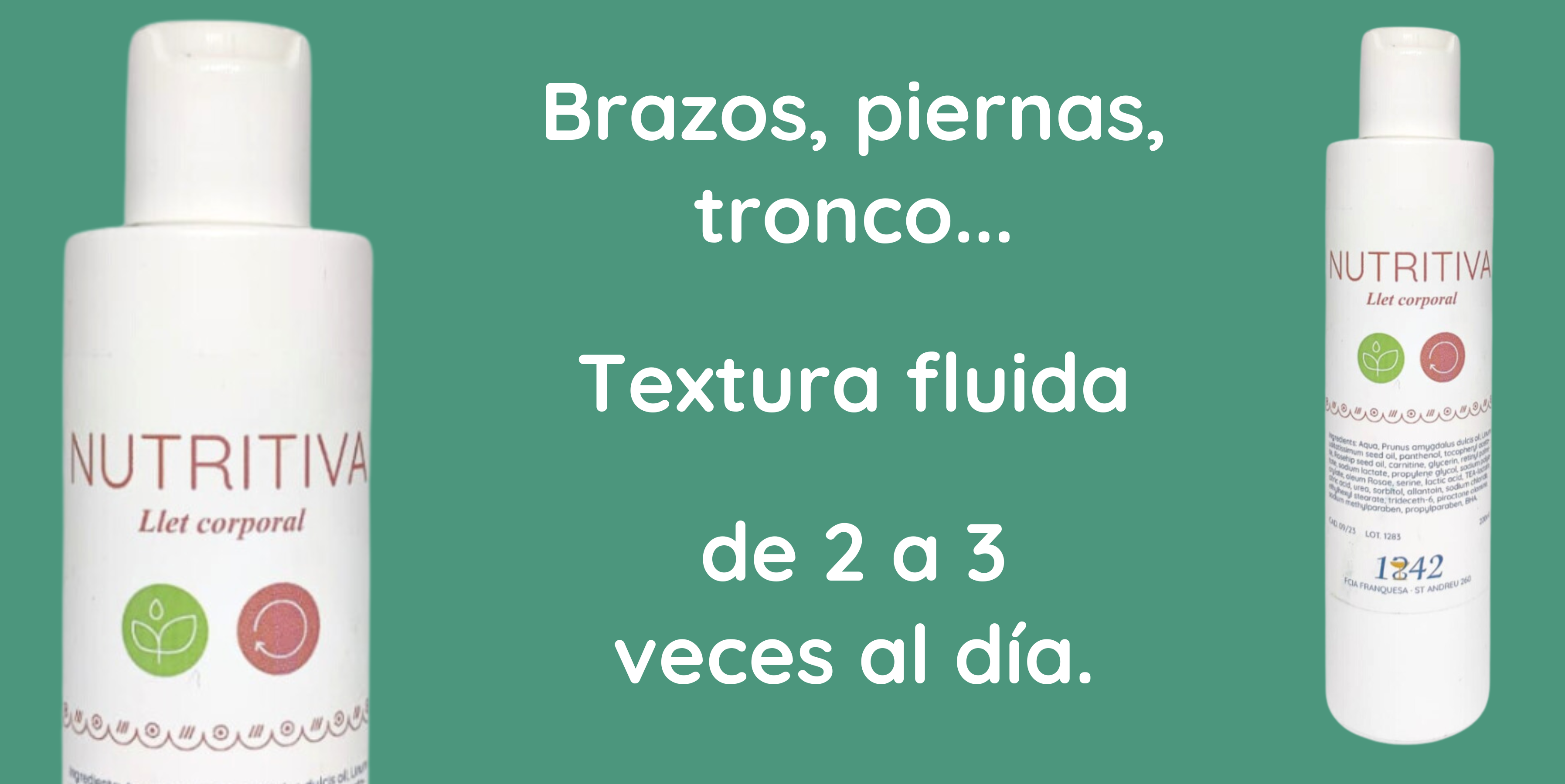 tres texturas para distintos tipos de piel, ligera para cutis y cabeza, densa para placas locales y gruesas (manos, codos) y fluida para grandes extensiones de piel.